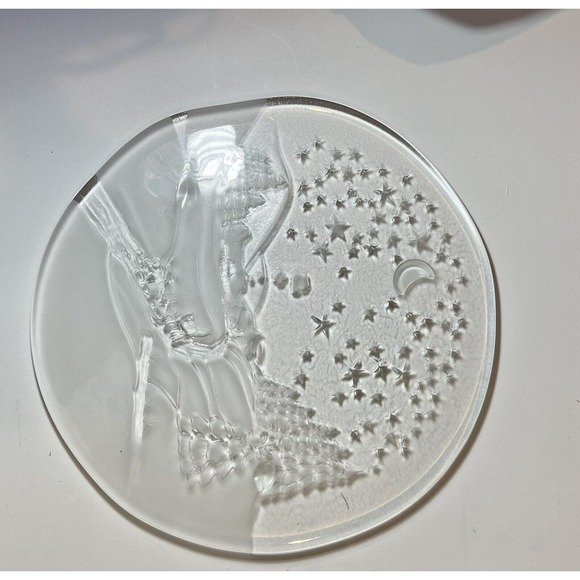 Studio Nova Winterland Cake Plate Christmas West Germany Granny Core 14” NIB - Picture 3 of 11